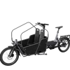Compact Aluminum Frame Thwo-wheeled Cargo Bike with Modular Cargo System