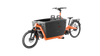 Monocoque Aluminum Frame Thwo-wheeled Long John Cargo Bike for Transportation